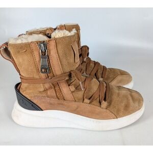 Pajar Exo F Light Shearling Women's Sheepskin Winter Sneaker Boots Size 10-10.5